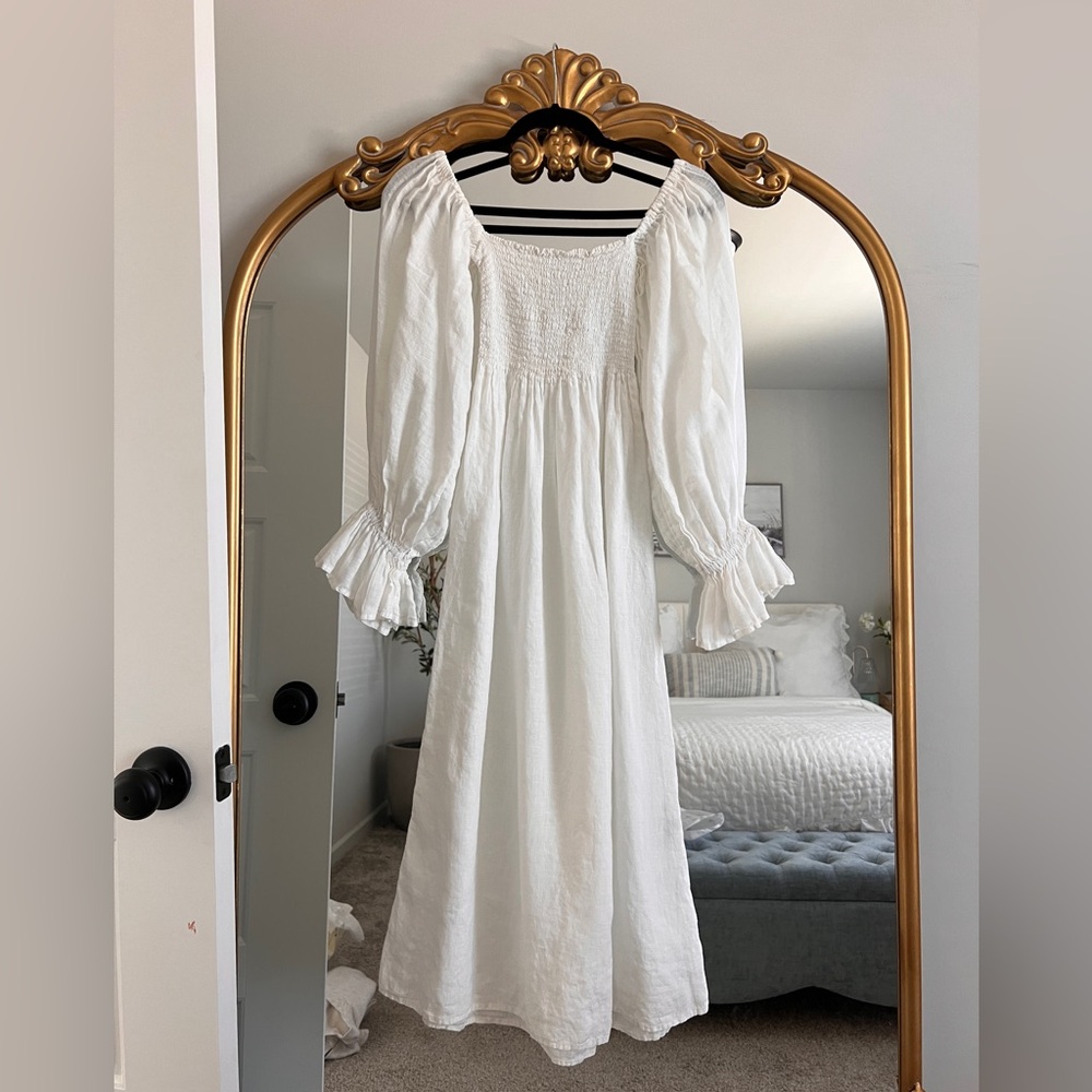 White Sleeper dress